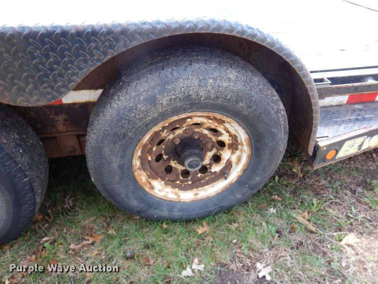 image for item KU9993 2011 Doolittle  tilt deck equipment trailer