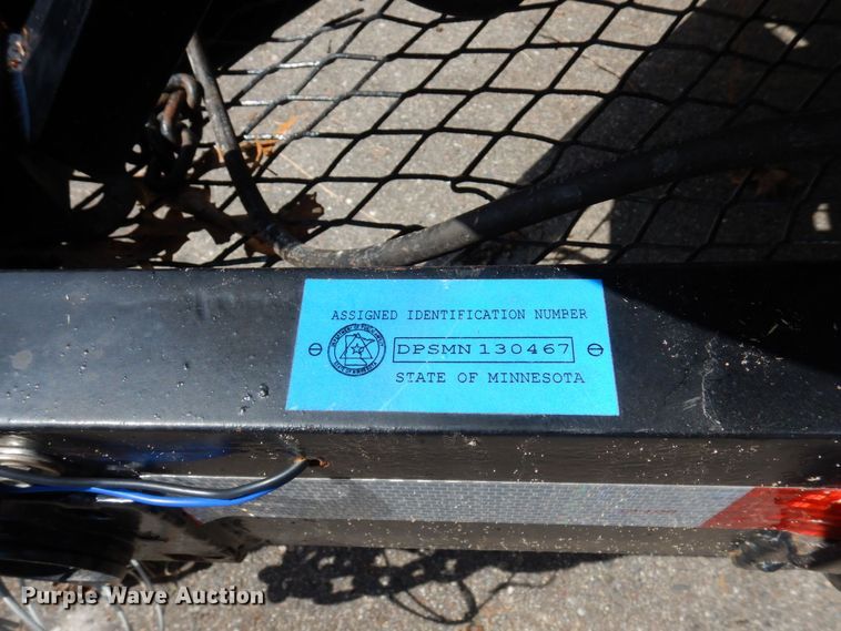 image for item KU9994 2014  equipment trailer