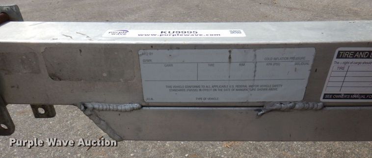 image for item KU9995 2009 Bear Track  snowmobile trailer