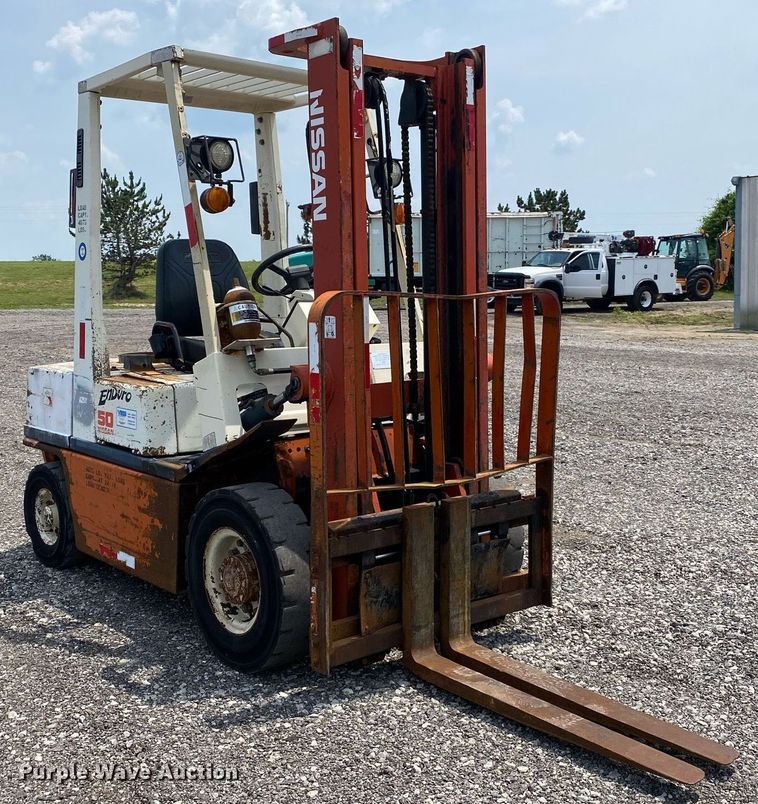 image for item KW9264 Nissan 50  forklift