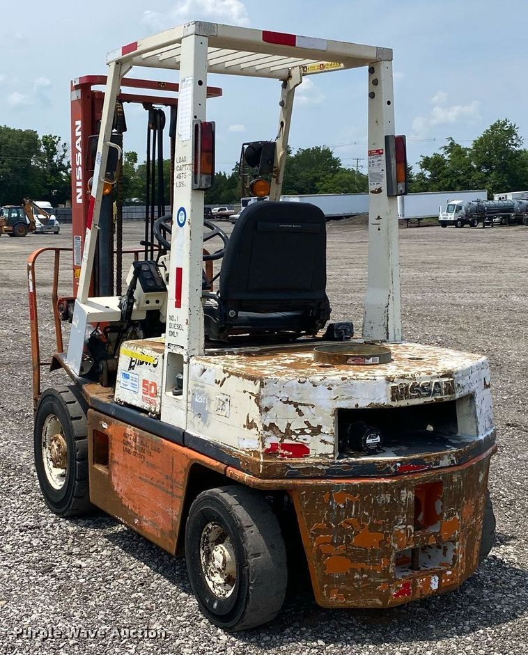 image for item KW9264 Nissan 50  forklift