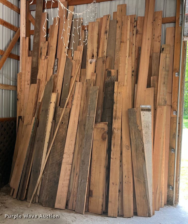 image for item LA9976 Approximately 60 pieces of lumber