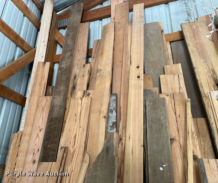 image for item LA9976 Approximately 60 pieces of lumber