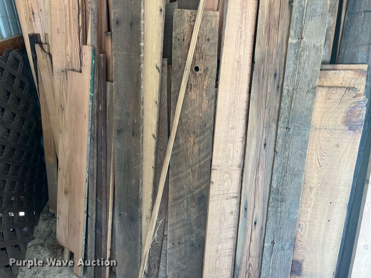 image for item LA9976 Approximately 60 pieces of lumber