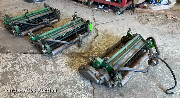 image for item LA9990 (3) John Deere 22"W conditioner mower reels