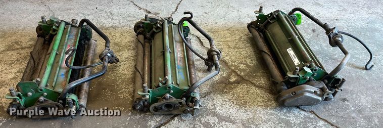 image for item LA9990 (3) John Deere 22"W conditioner mower reels