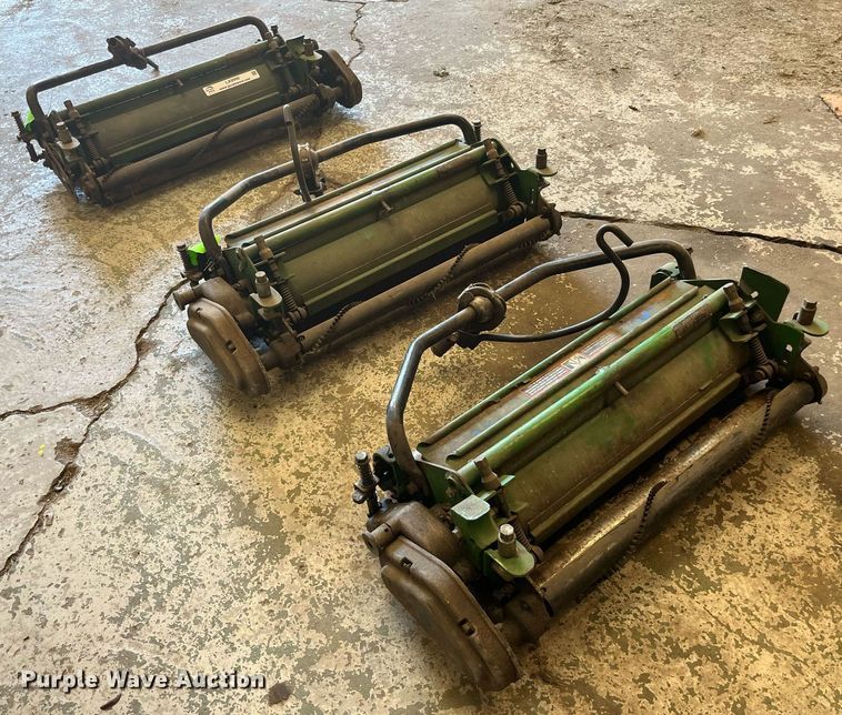 image for item LA9990 (3) John Deere 22"W conditioner mower reels