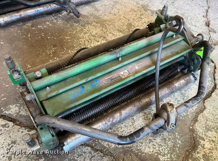 image for item LA9990 (3) John Deere 22"W conditioner mower reels