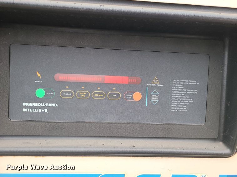 image for item LE9091 Ingersoll Rand SSR-EP100  air compressor