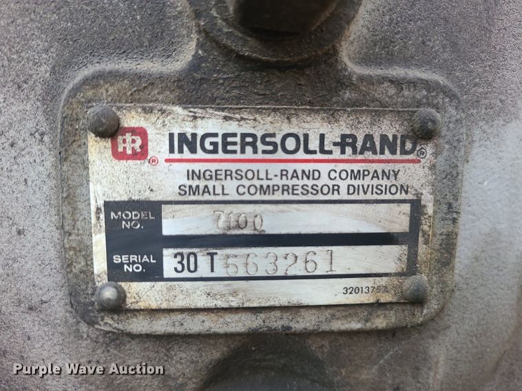 image for item LE9094 Ingersoll Rand 7100  air compressor