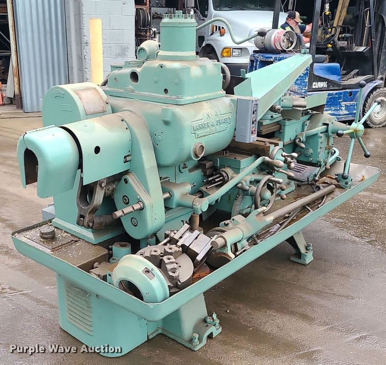 image for item LE9104 Warner & Swasey No. 4  lathe