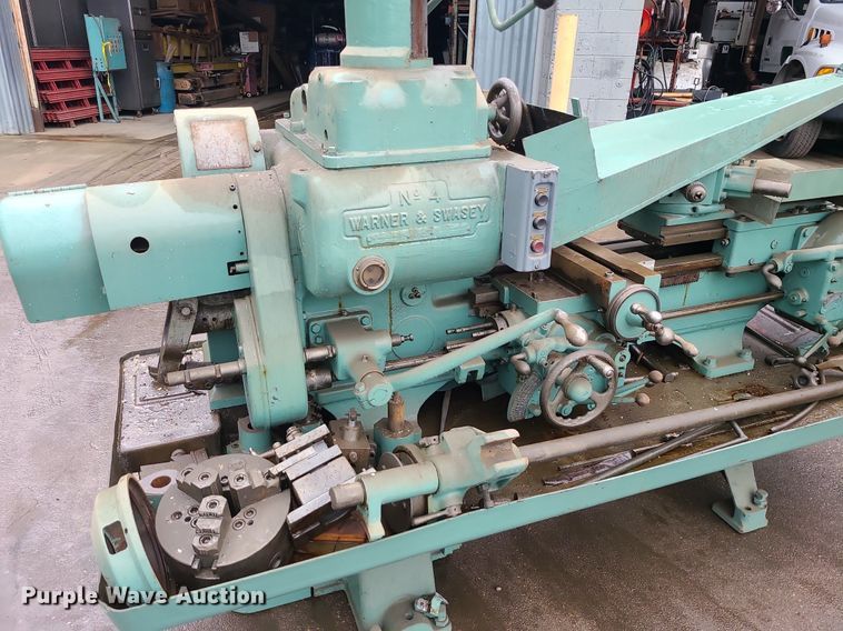 image for item LE9104 Warner & Swasey No. 4  lathe