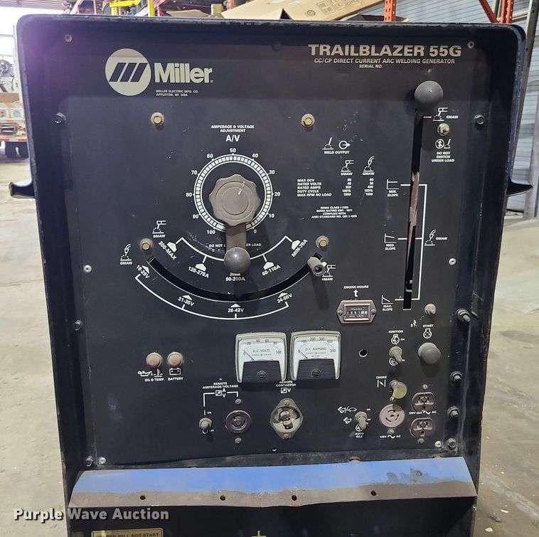 image for item LE9109 Miller Trailblazer 55G  welder/generator