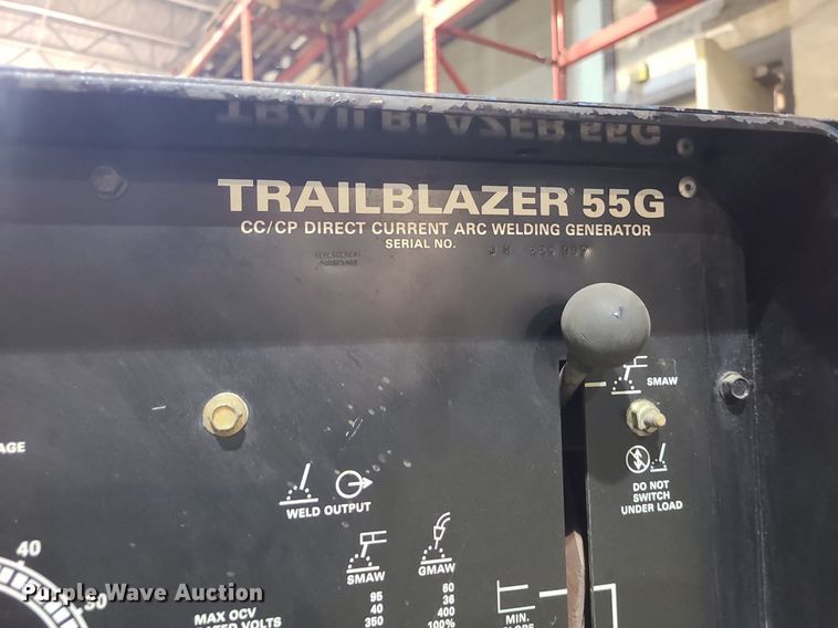 image for item LE9109 Miller Trailblazer 55G  welder/generator