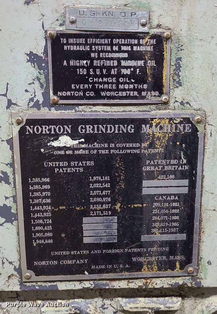 image for item LE9112 Norton  grinder