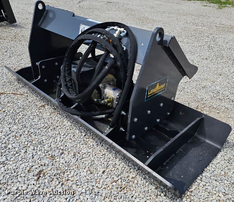 image for item LE9398 Land Honor  skid steer plate compactor