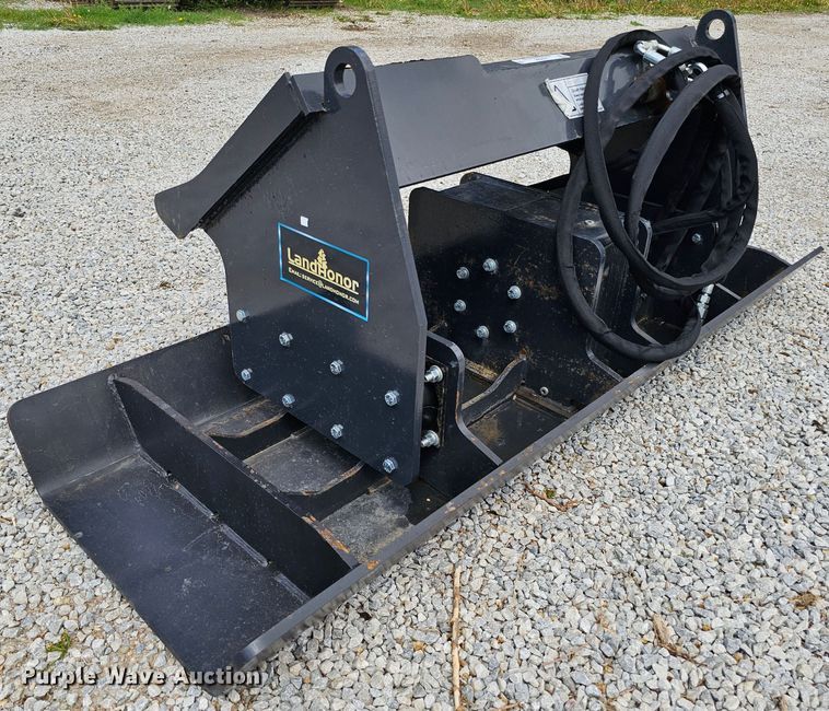 image for item LE9398 Land Honor  skid steer plate compactor