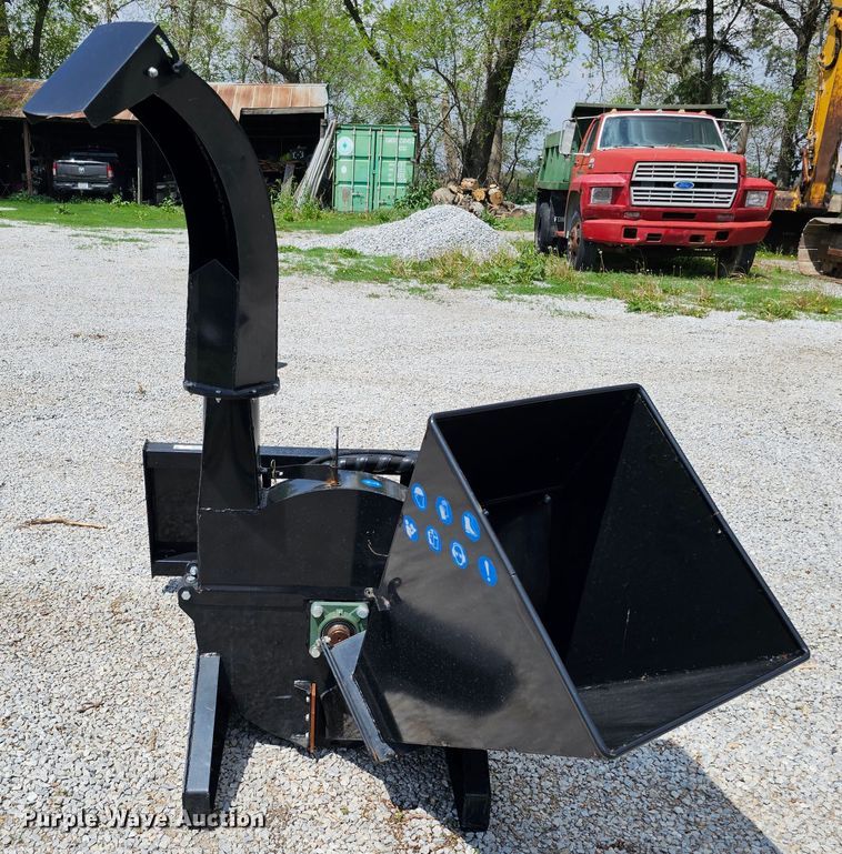 image for item LE9399 2022 Mower King SSBX42S  skid steer wood chipper