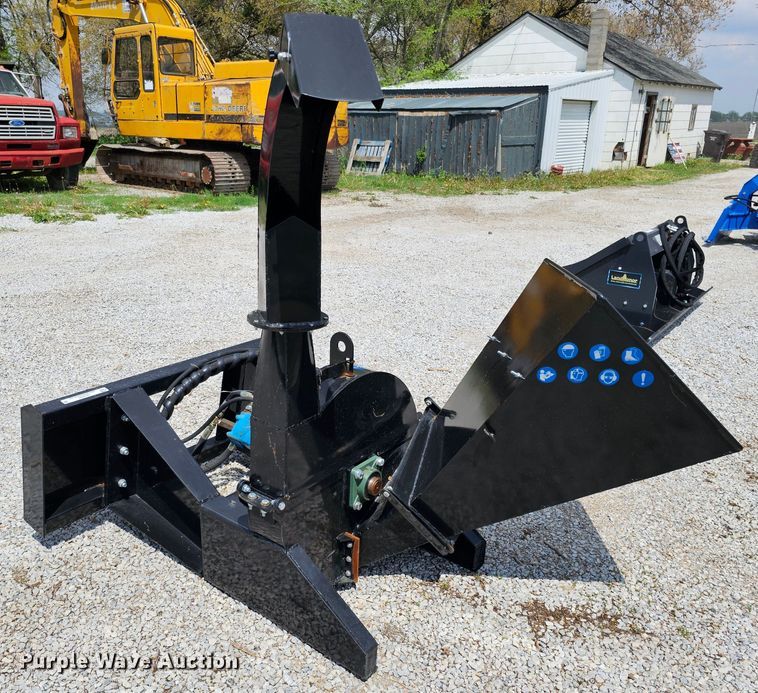 image for item LE9399 2022 Mower King SSBX42S  skid steer wood chipper