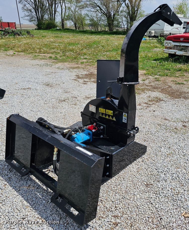 image for item LE9399 2022 Mower King SSBX42S  skid steer wood chipper