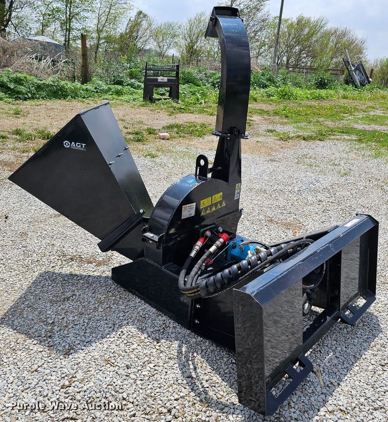 image for item LE9399 2022 Mower King SSBX42S  skid steer wood chipper