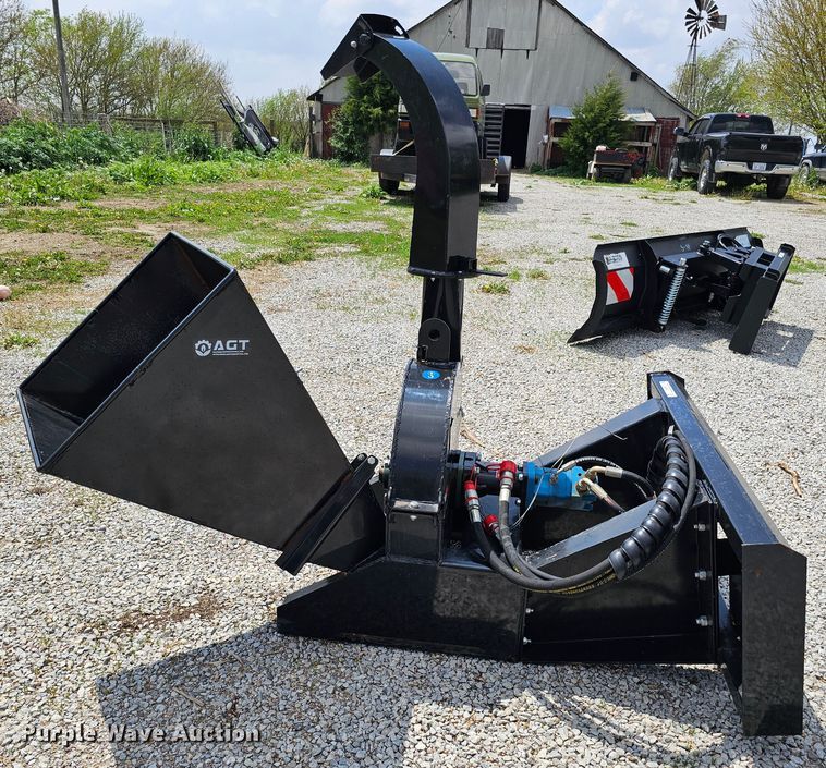 image for item LE9399 2022 Mower King SSBX42S  skid steer wood chipper