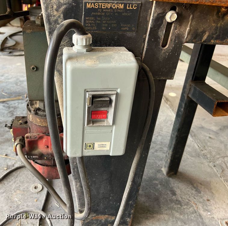 image for item LG9124 Masterson  cold form ribbed panel roll former