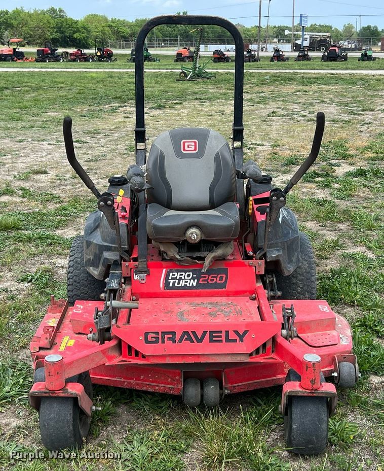 image for item LG9132 Gravely Pro Turn 260  ZTR lawn mower