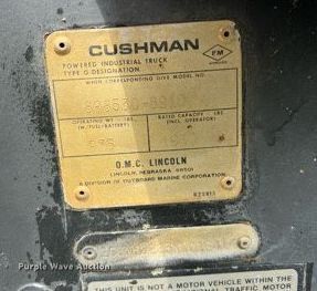 image for item LG9138 (2) Cushman golf carts