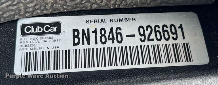 image for item LG9139 Club Car  golf cart