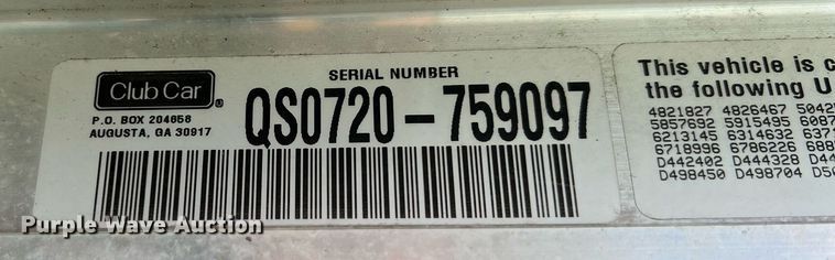 image for item LG9146 Club Car  golf cart