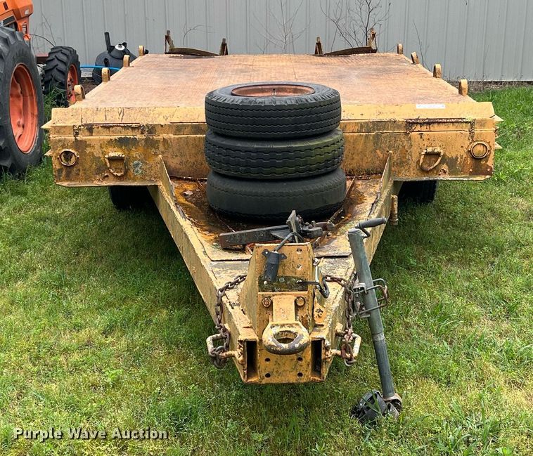 image for item LG9180 Shop built  equipment trailer