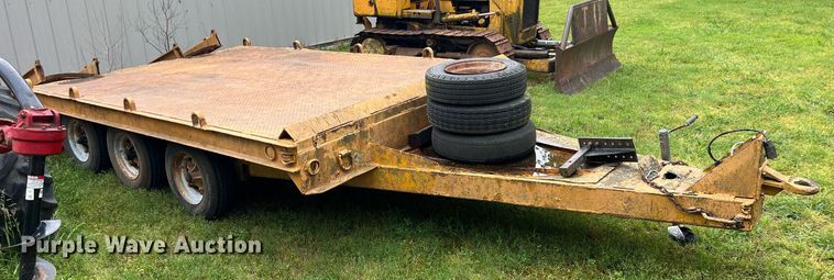 image for item LG9180 Shop built  equipment trailer