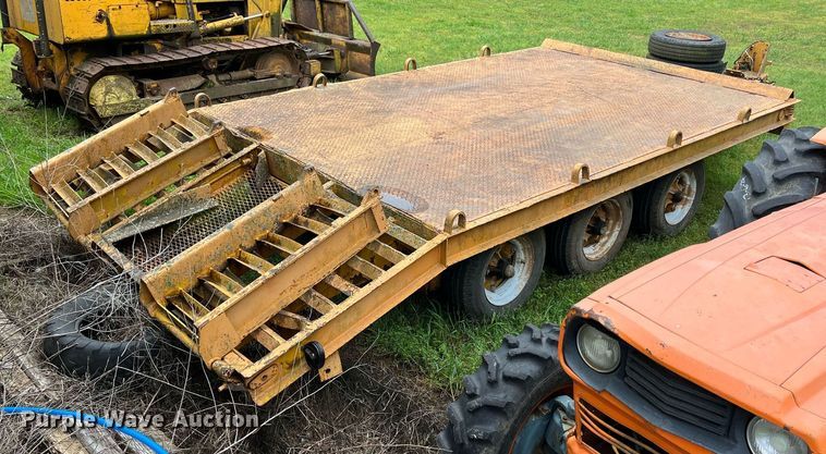 image for item LG9180 Shop built  equipment trailer