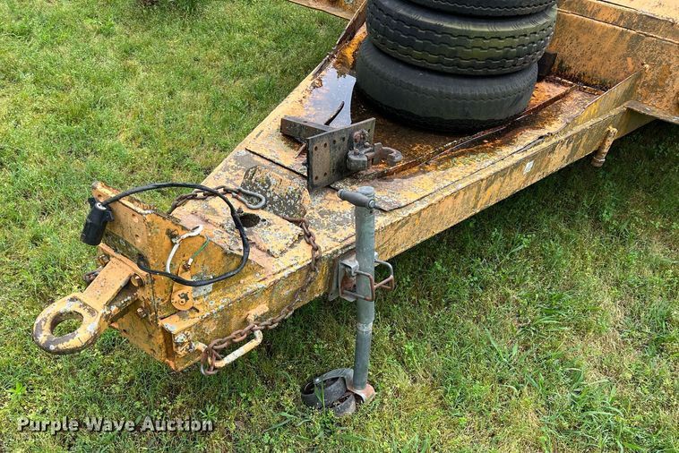 image for item LG9180 Shop built  equipment trailer