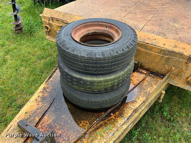 image for item LG9180 Shop built  equipment trailer