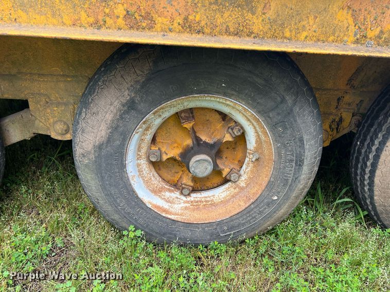 image for item LG9180 Shop built  equipment trailer