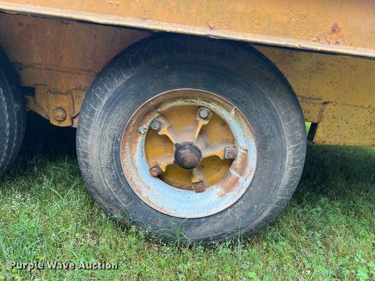 image for item LG9180 Shop built  equipment trailer