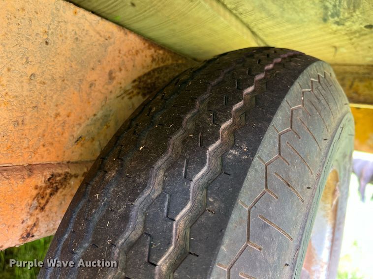 image for item LG9180 Shop built  equipment trailer