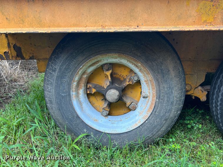 image for item LG9180 Shop built  equipment trailer