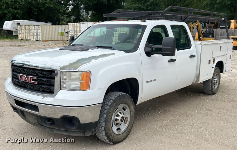 image for item LG9188 2012 GMC Sierra 2500HD  Crew Cab utility bed pickup truck