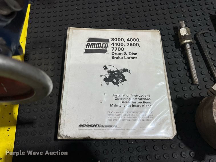 image for item LG9200 Ammco 6900  brake lathe