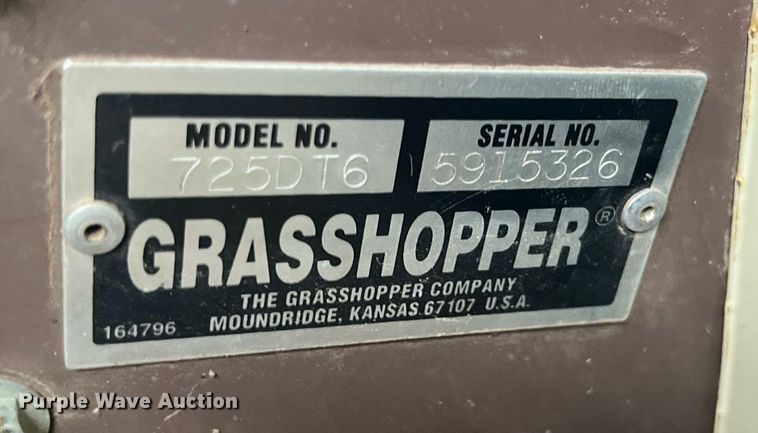 image for item LG9228 Grasshopper 725D  ZTR lawn mower