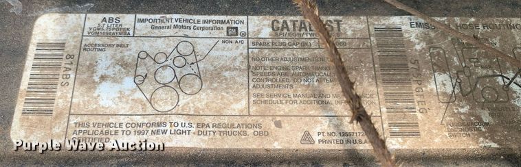 image for item LH9636 1997 Chevrolet Cheyenne 1500  pickup truck