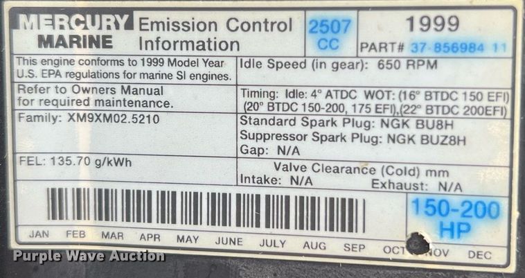 image for item LI9773 1999 Viper Cobra  boat