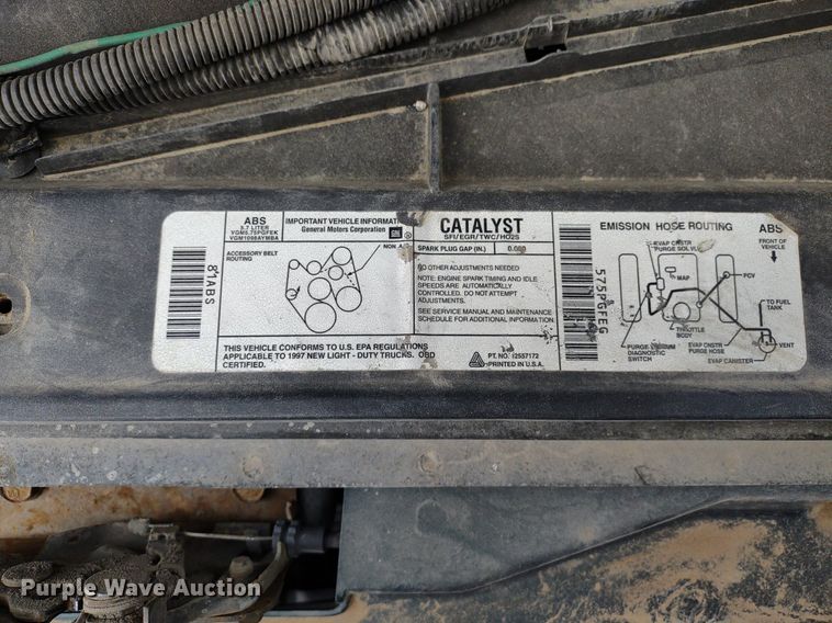 image for item LL9124 1997 GMC Sierra 1500  pickup truck