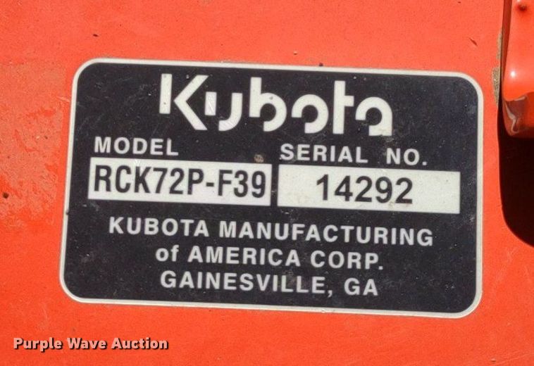 image for item LL9168 2020 Kubota F3990  lawn mower