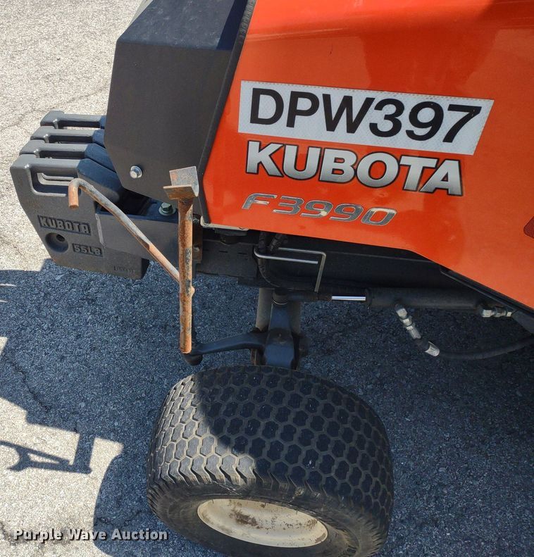image for item LL9168 2020 Kubota F3990  lawn mower
