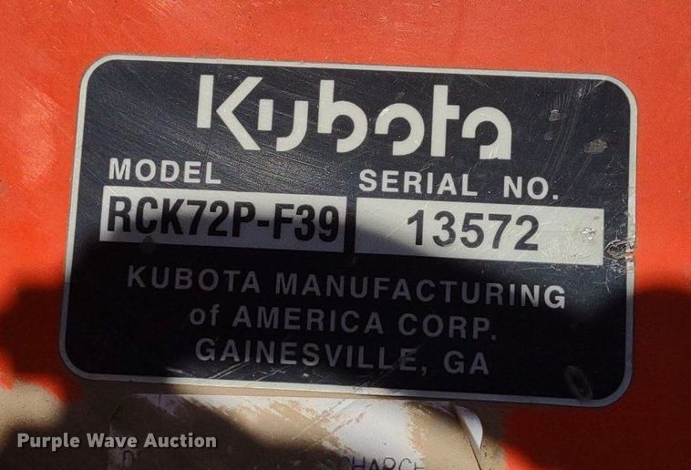 image for item LL9169 2020 Kubota F3990  lawn mower