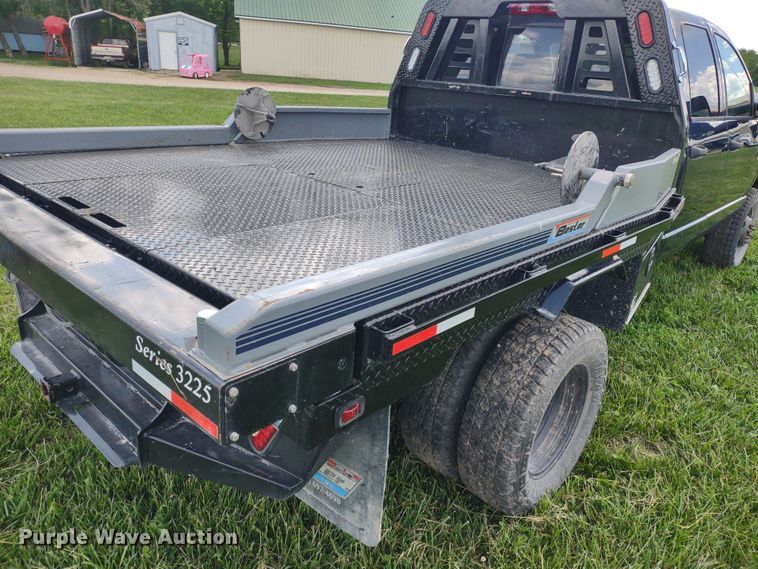 image for item LL9186 2009 Dodge Ram 3500HD  Quad Cab bale bed pickup truck